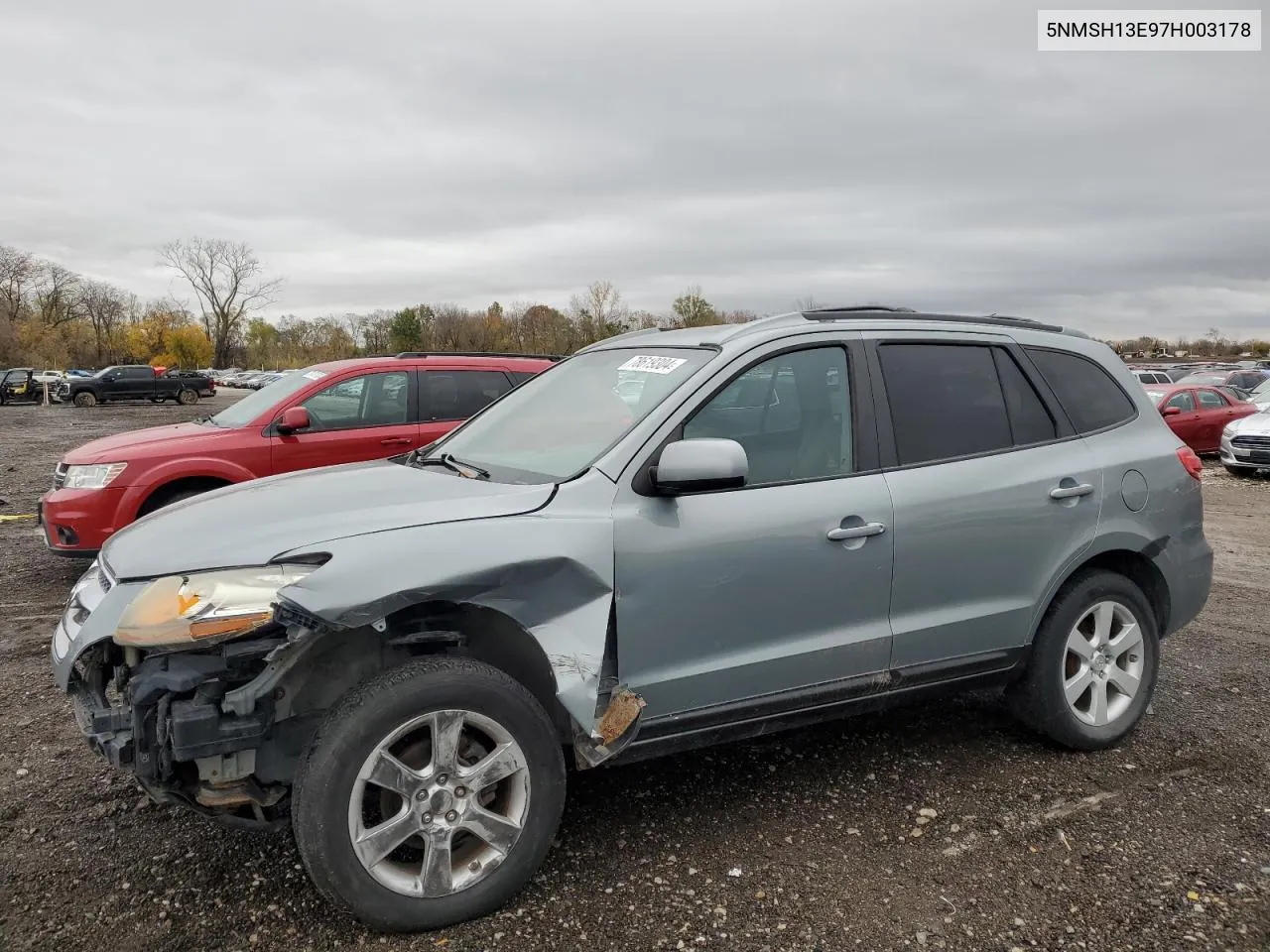 5NMSH13E97H003178 2007 Hyundai Santa Fe Se