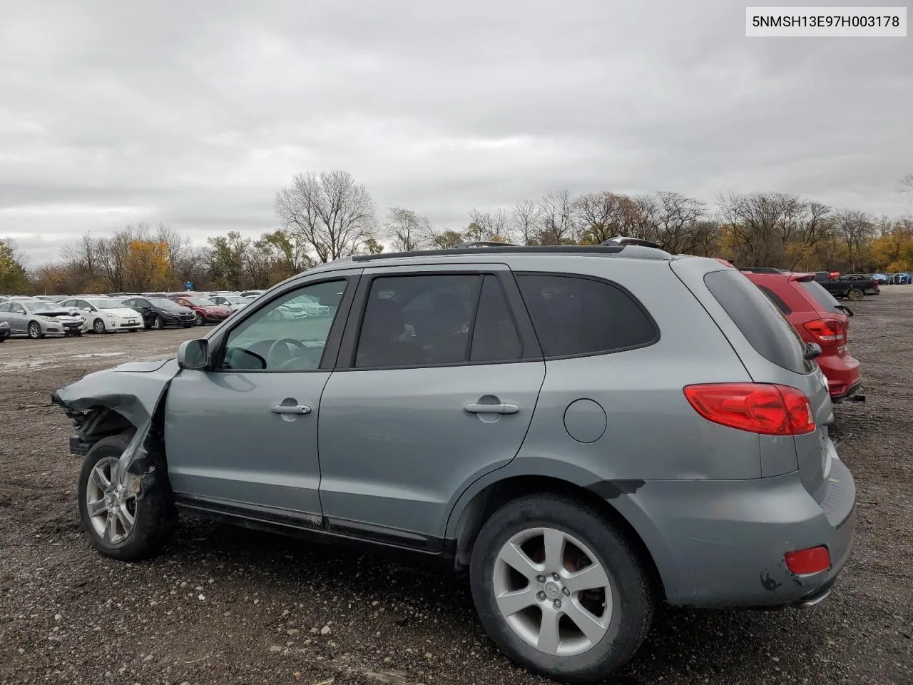 5NMSH13E97H003178 2007 Hyundai Santa Fe Se