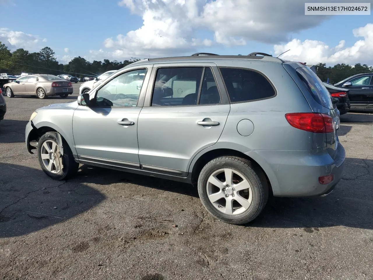 2007 Hyundai Santa Fe Se VIN: 5NMSH13E17H024672 Lot: 78677484