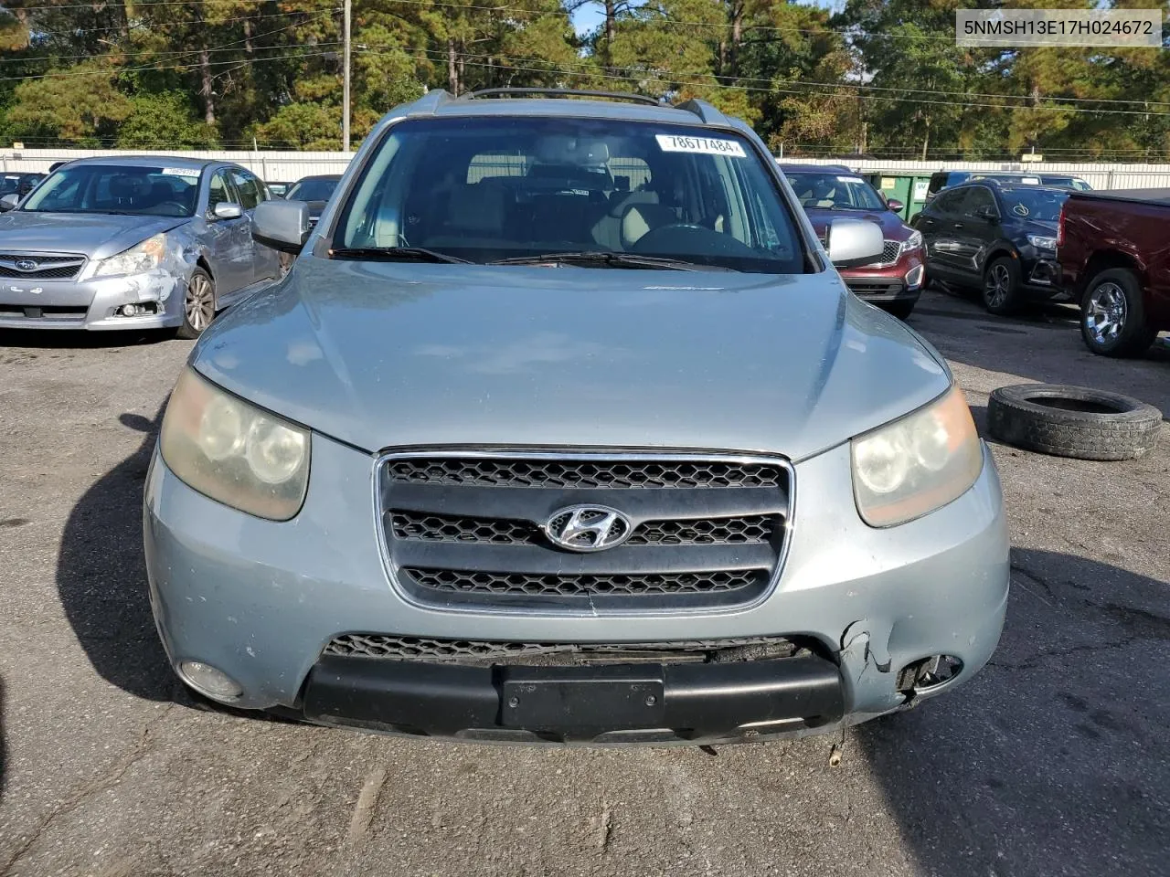 2007 Hyundai Santa Fe Se VIN: 5NMSH13E17H024672 Lot: 78677484