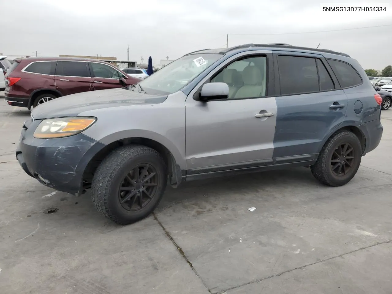 2007 Hyundai Santa Fe Gls VIN: 5NMSG13D77H054334 Lot: 78961474