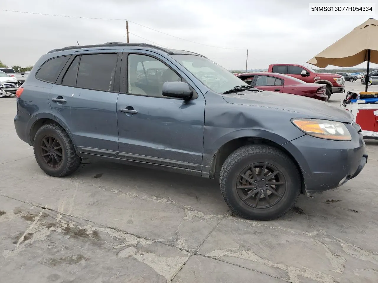 2007 Hyundai Santa Fe Gls VIN: 5NMSG13D77H054334 Lot: 78961474