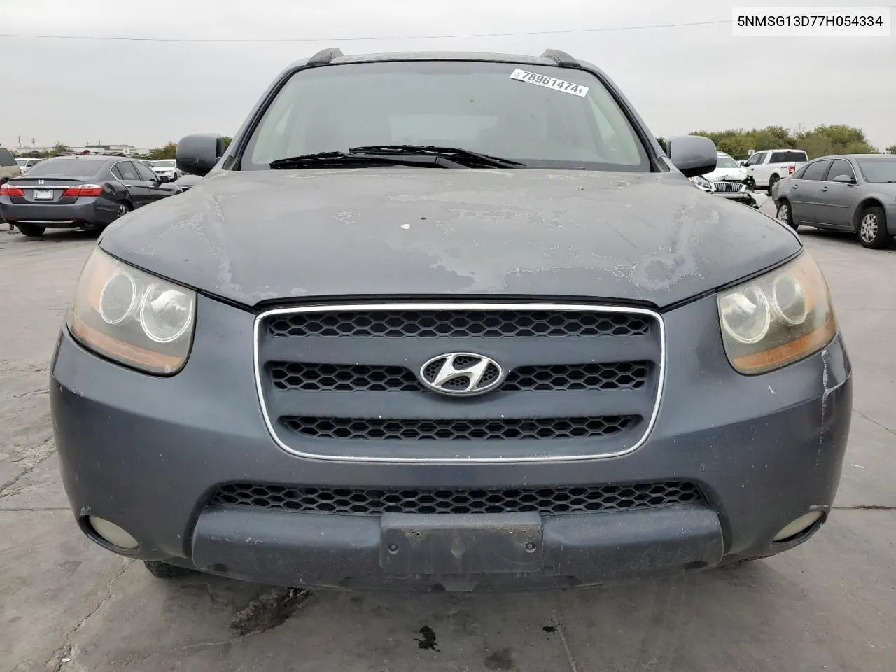 2007 Hyundai Santa Fe Gls VIN: 5NMSG13D77H054334 Lot: 78961474