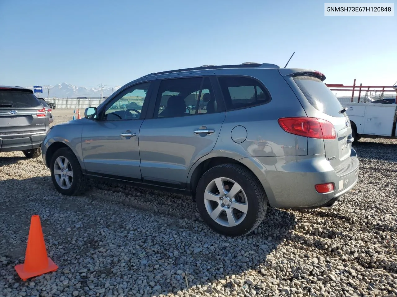 2007 Hyundai Santa Fe Se VIN: 5NMSH73E67H120848 Lot: 80219644