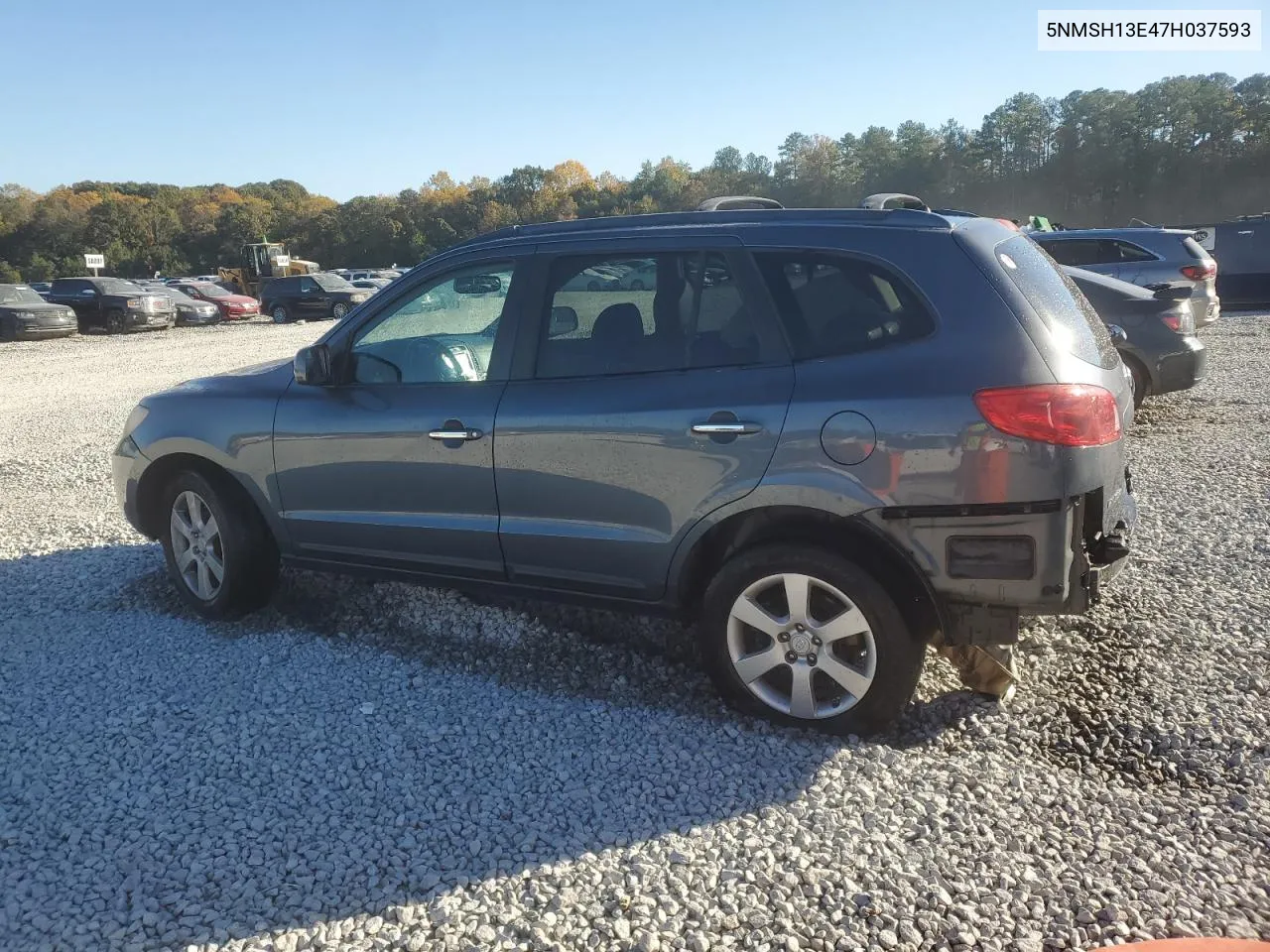 2007 Hyundai Santa Fe Se VIN: 5NMSH13E47H037593 Lot: 80254114