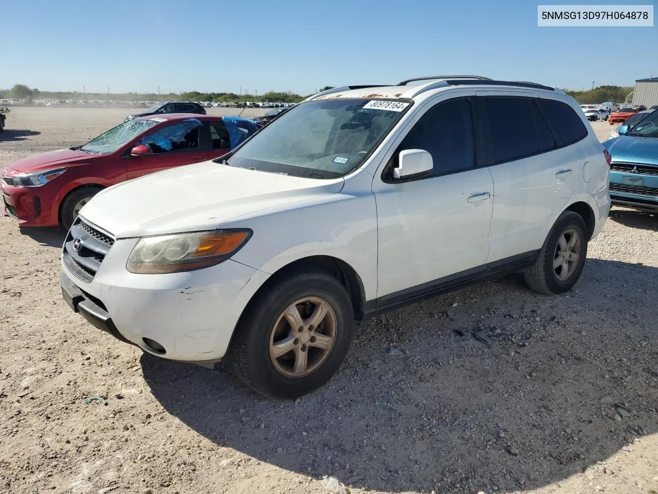 2007 Hyundai Santa Fe Gls VIN: 5NMSG13D97H064878 Lot: 80978164