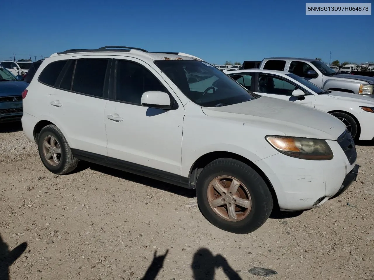 2007 Hyundai Santa Fe Gls VIN: 5NMSG13D97H064878 Lot: 80978164