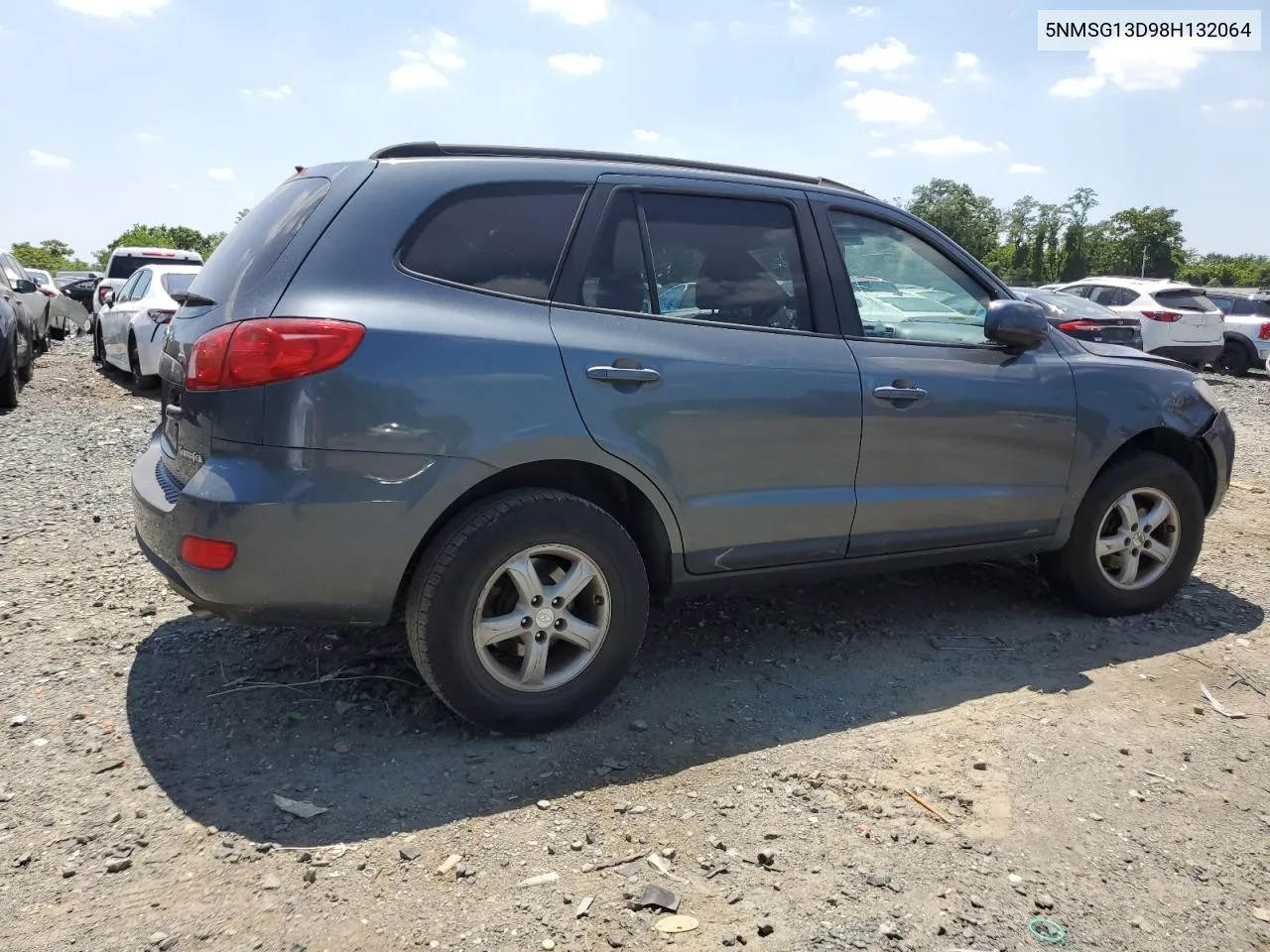 2008 Hyundai Santa Fe Gls VIN: 5NMSG13D98H132064 Lot: 59939634