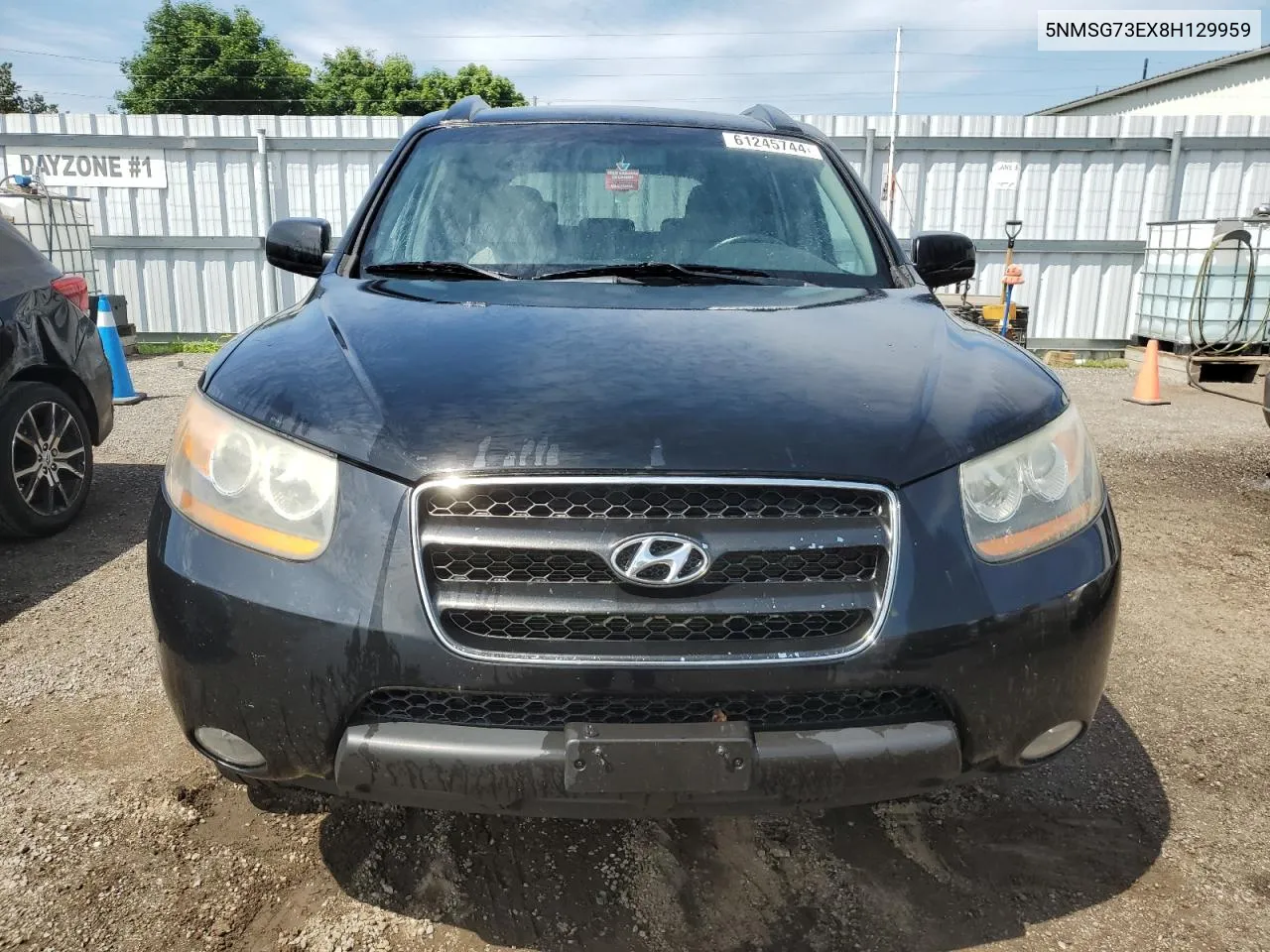 2008 Hyundai Santa Fe Gl VIN: 5NMSG73EX8H129959 Lot: 61245744