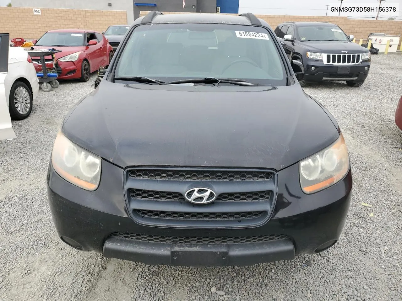 5NMSG73D58H156378 2008 Hyundai Santa Fe Gls