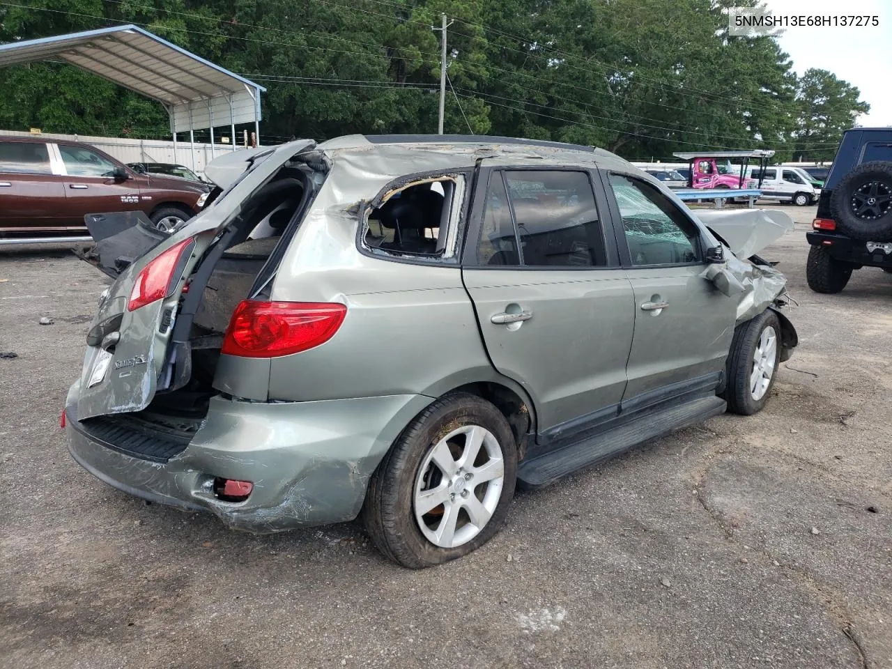 5NMSH13E68H137275 2008 Hyundai Santa Fe Se