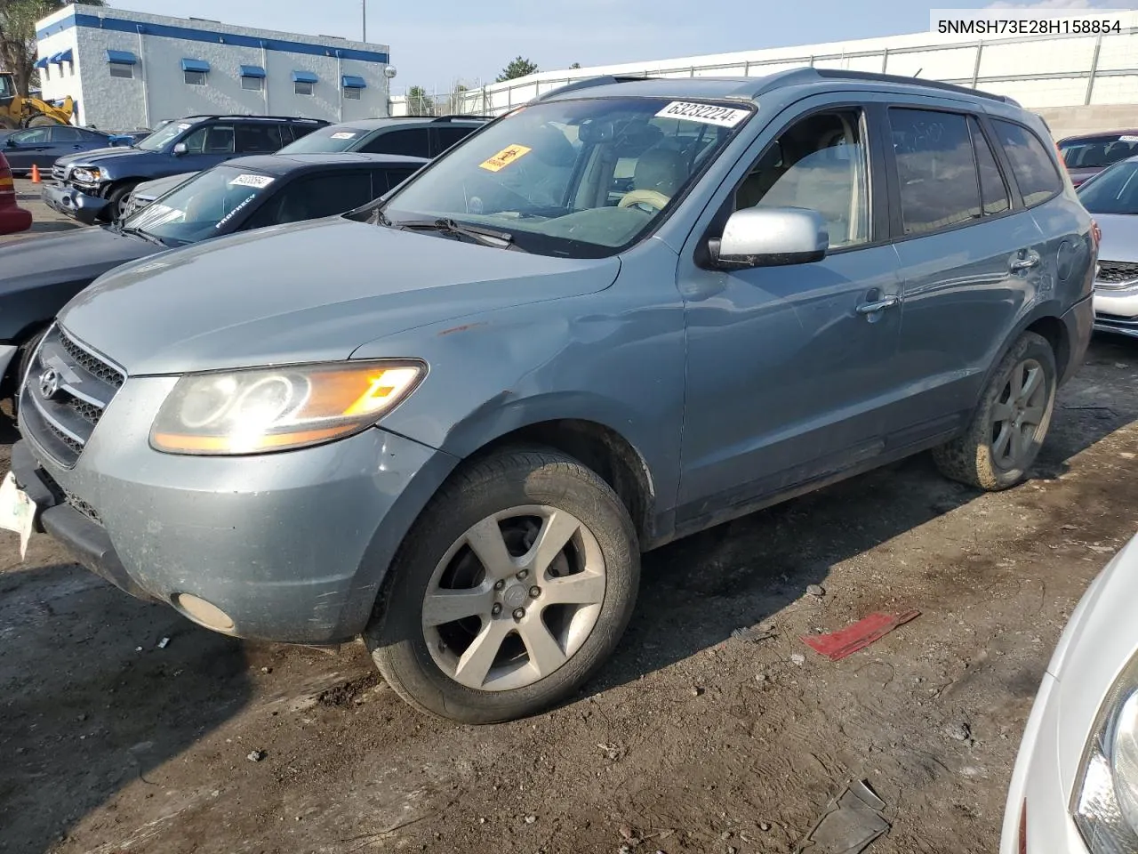 2008 Hyundai Santa Fe Se VIN: 5NMSH73E28H158854 Lot: 63232224