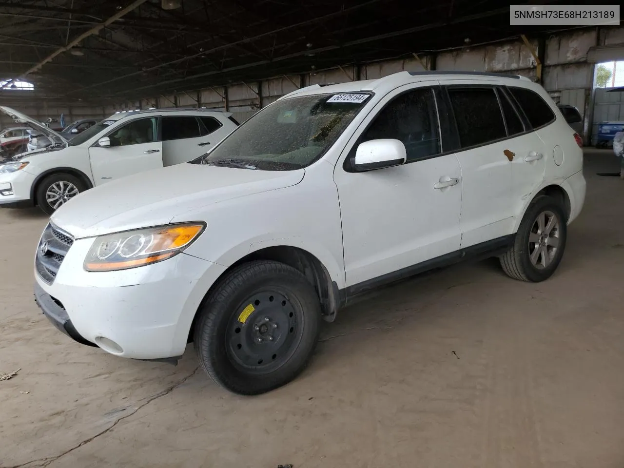 5NMSH73E68H213189 2008 Hyundai Santa Fe Se