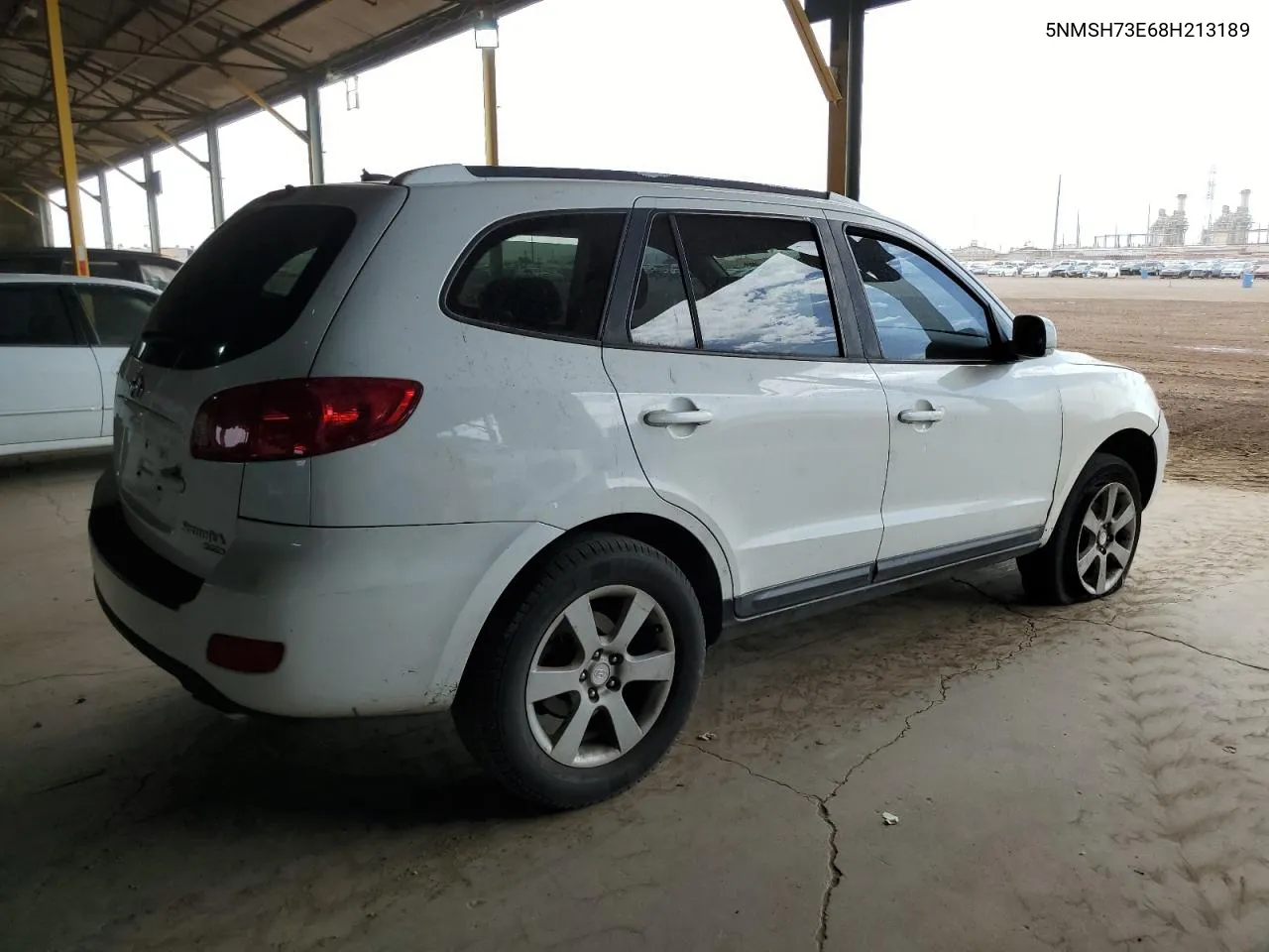 5NMSH73E68H213189 2008 Hyundai Santa Fe Se