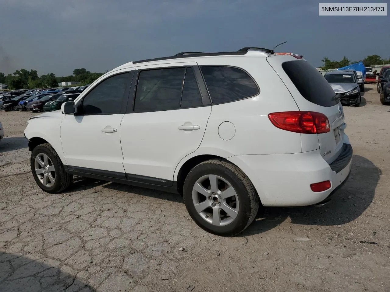 5NMSH13E78H213473 2008 Hyundai Santa Fe Se