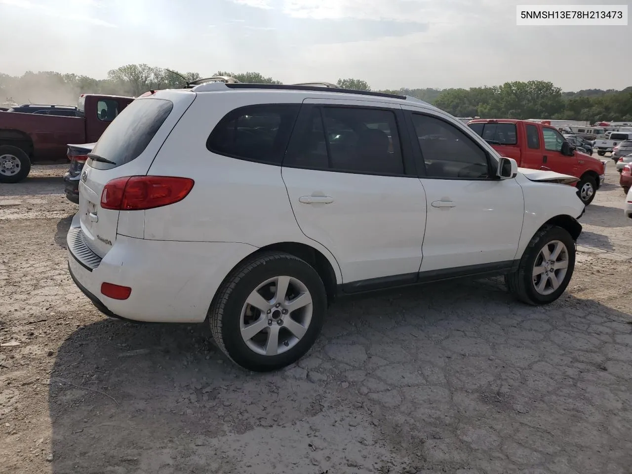 2008 Hyundai Santa Fe Se VIN: 5NMSH13E78H213473 Lot: 67876884