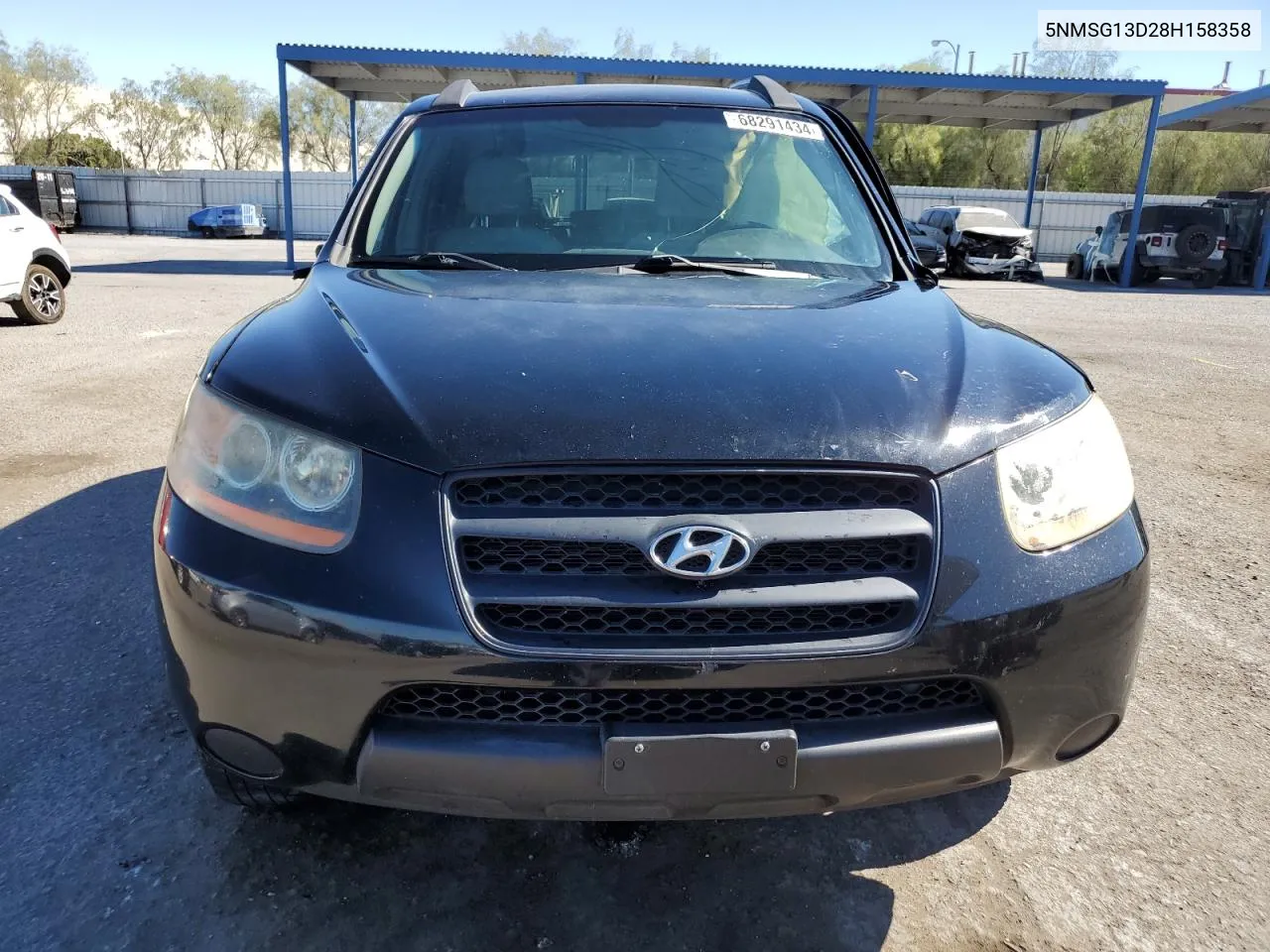 2008 Hyundai Santa Fe Gls VIN: 5NMSG13D28H158358 Lot: 68291434