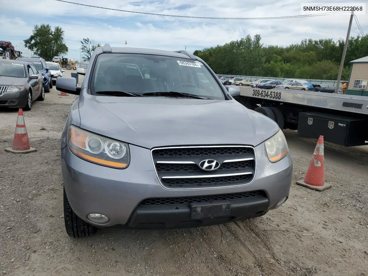 5NMSH73E68H222068 2008 Hyundai Santa Fe Se