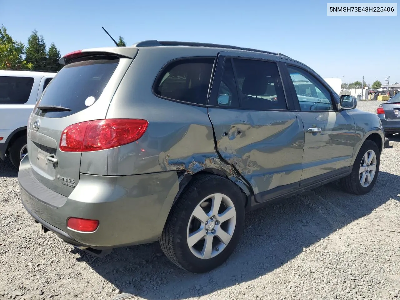 5NMSH73E48H225406 2008 Hyundai Santa Fe Se