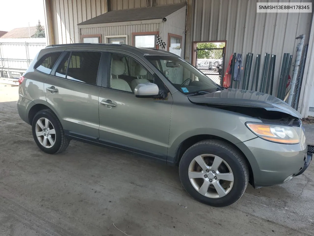 5NMSH13E88H178345 2008 Hyundai Santa Fe Se