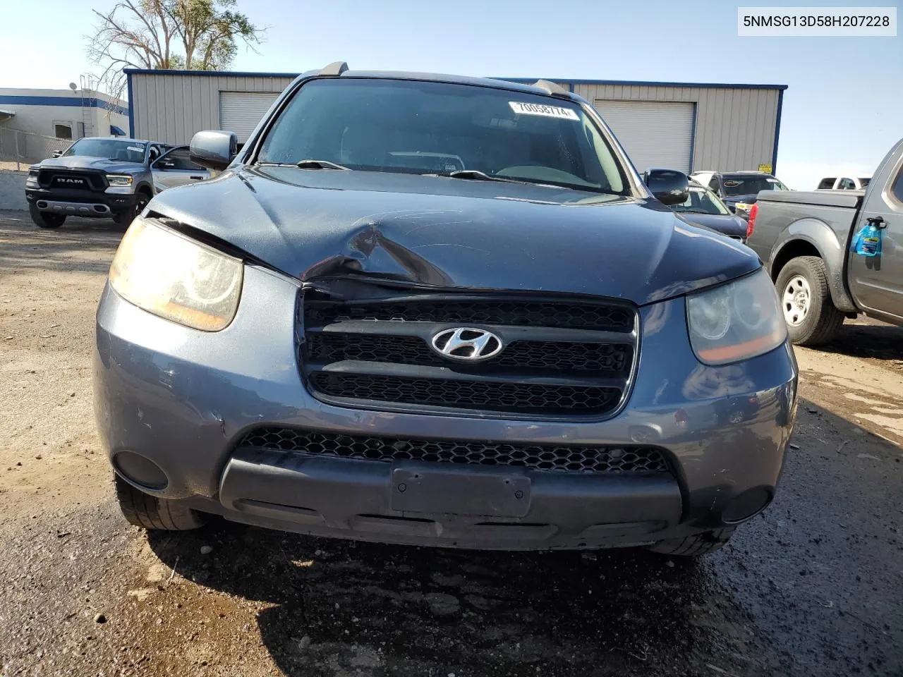 5NMSG13D58H207228 2008 Hyundai Santa Fe Gls