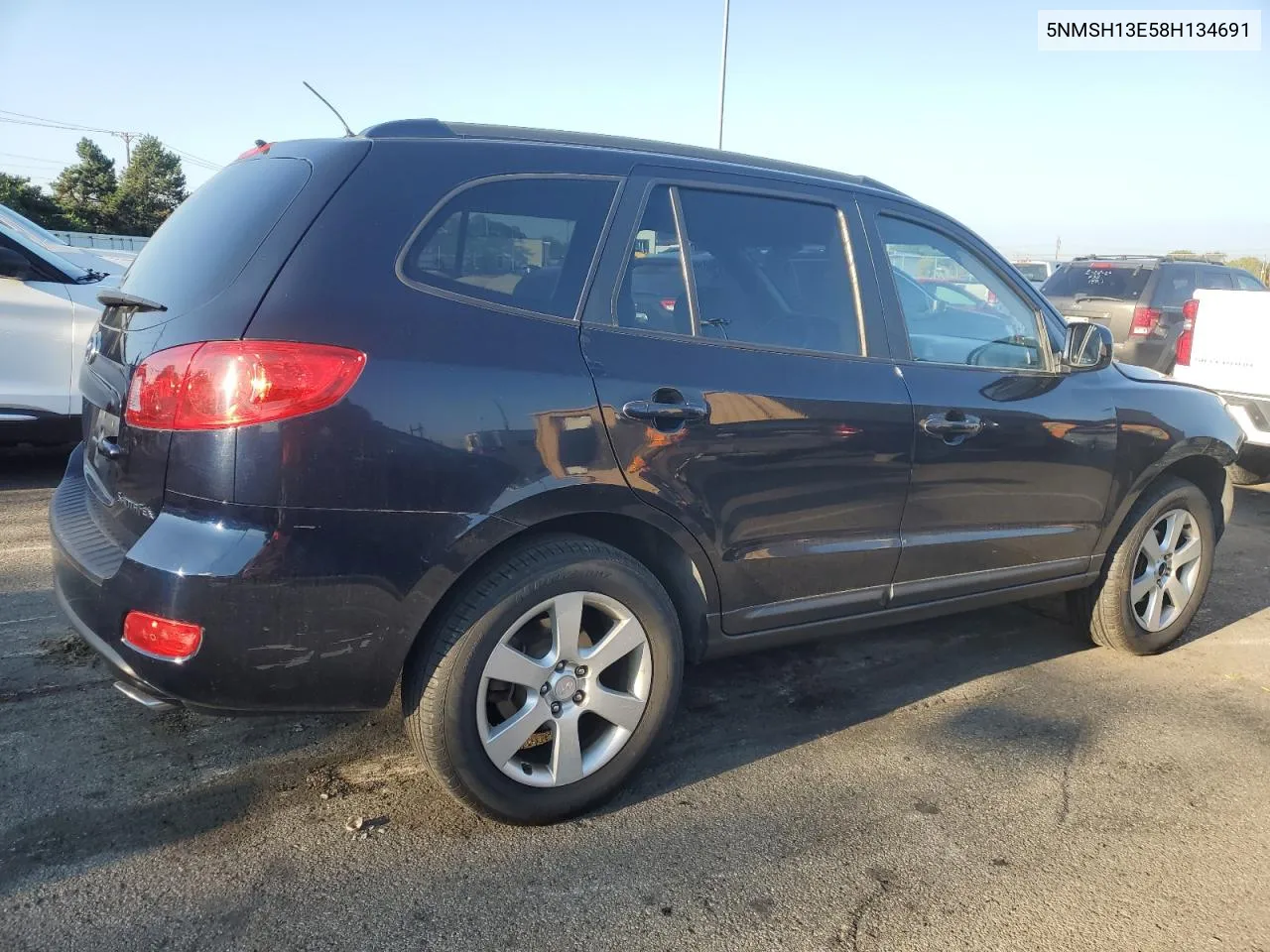 5NMSH13E58H134691 2008 Hyundai Santa Fe Se