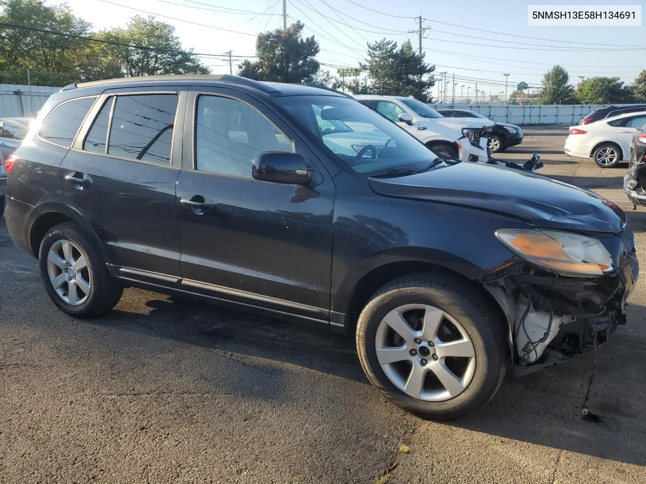 5NMSH13E58H134691 2008 Hyundai Santa Fe Se