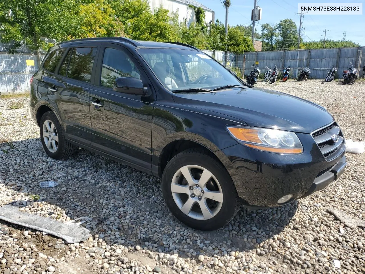 2008 Hyundai Santa Fe Se VIN: 5NMSH73E38H228183 Lot: 70403824