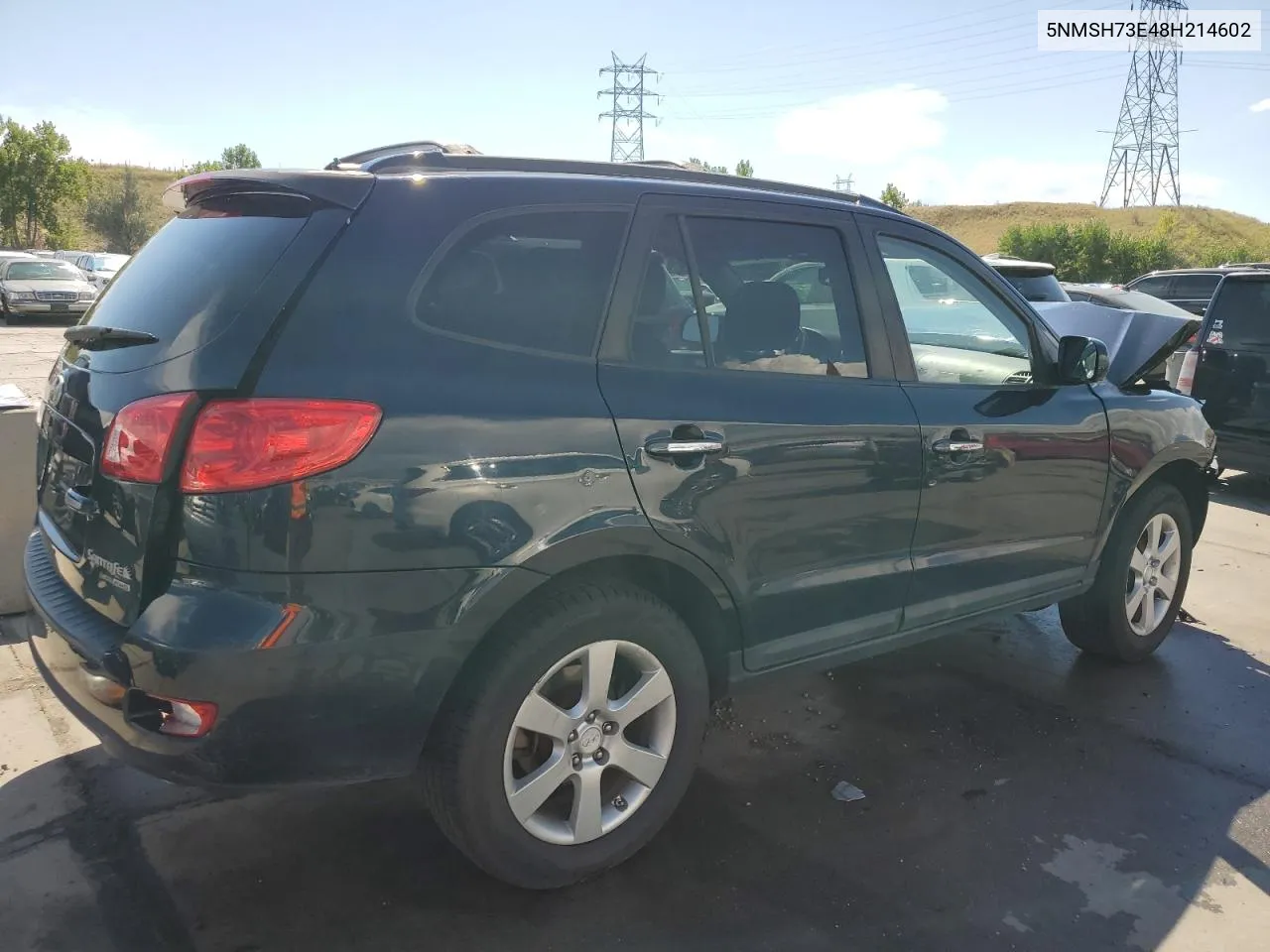 5NMSH73E48H214602 2008 Hyundai Santa Fe Se