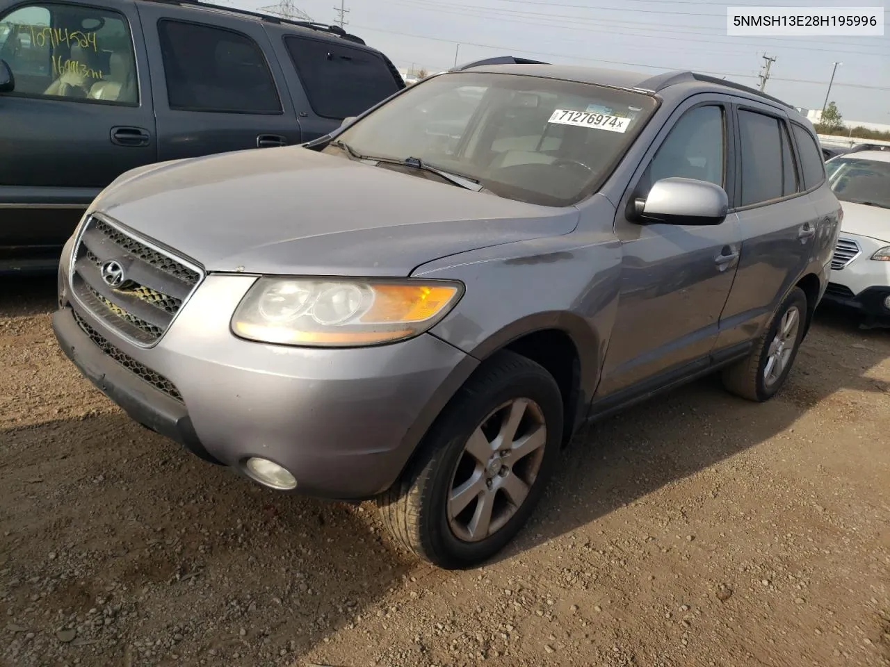 2008 Hyundai Santa Fe Se VIN: 5NMSH13E28H195996 Lot: 71276974