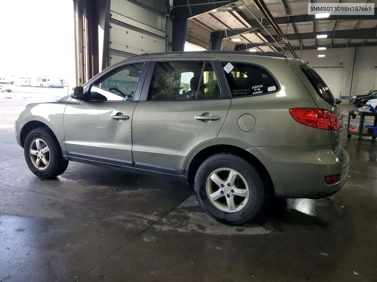 2008 Hyundai Santa Fe Gls VIN: 5NMSG13D98H157661 Lot: 71610544