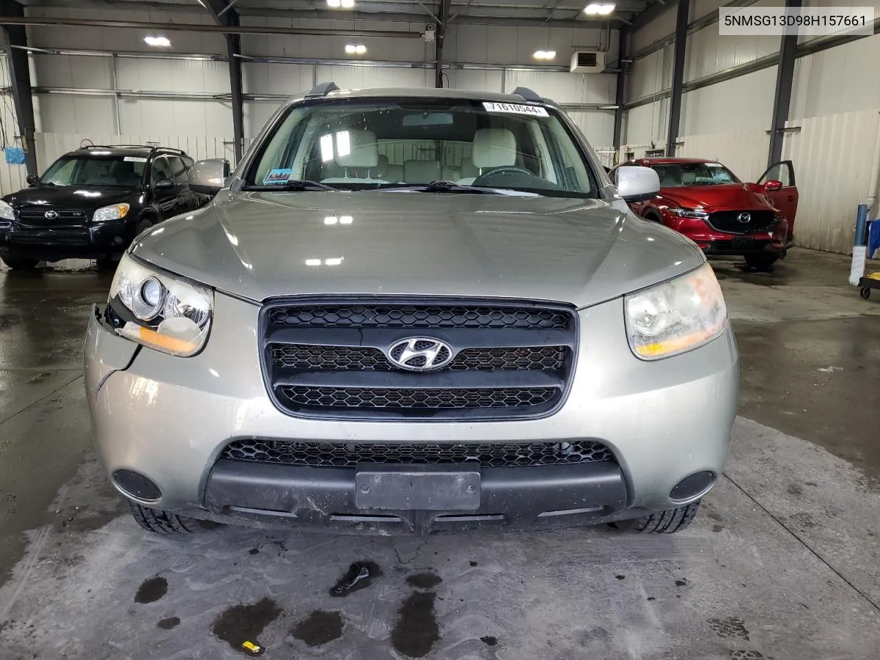 2008 Hyundai Santa Fe Gls VIN: 5NMSG13D98H157661 Lot: 71610544