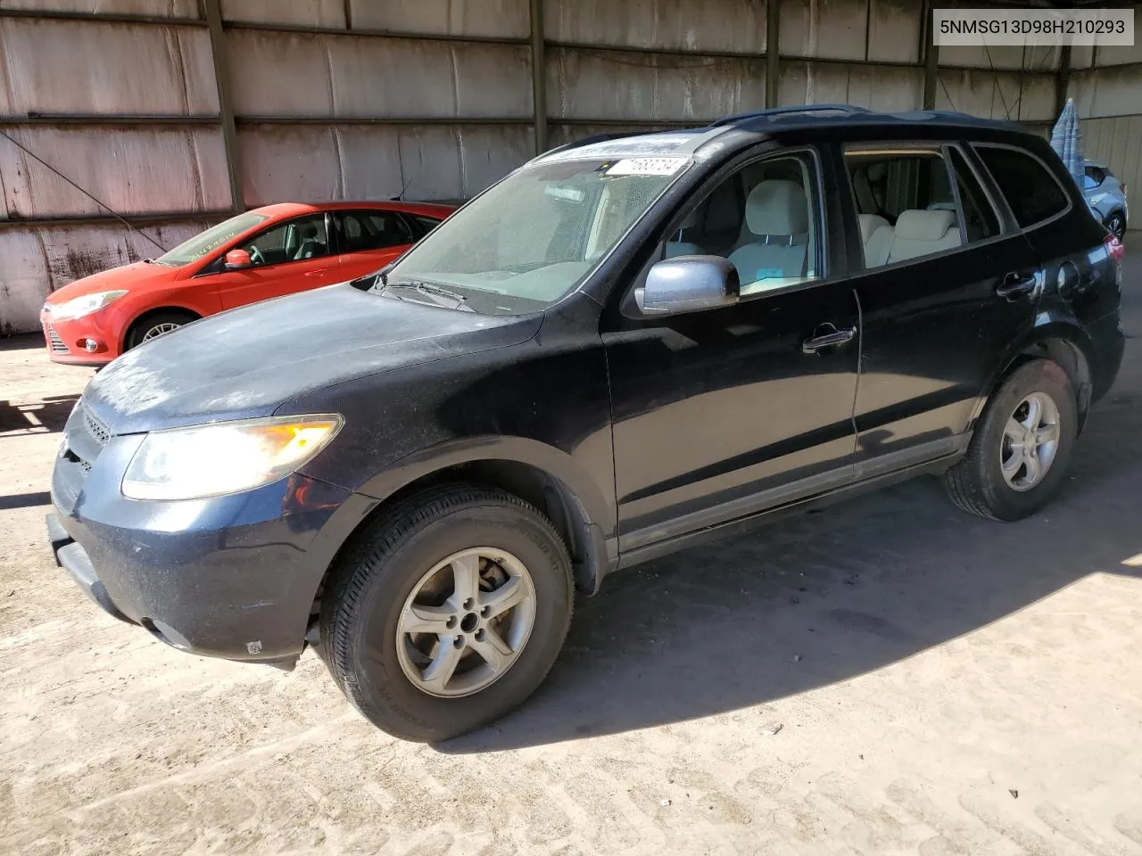 5NMSG13D98H210293 2008 Hyundai Santa Fe Gls