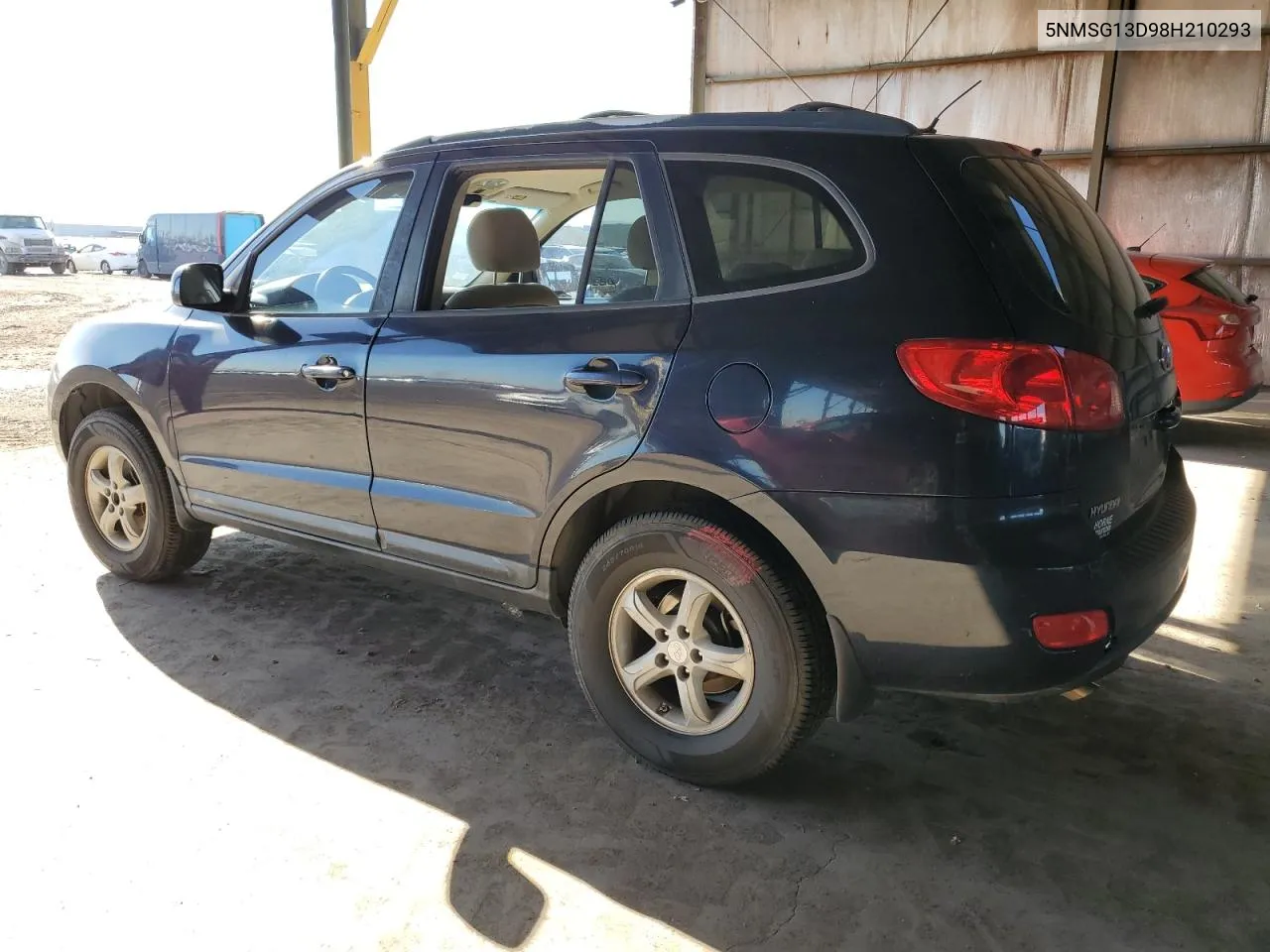 5NMSG13D98H210293 2008 Hyundai Santa Fe Gls