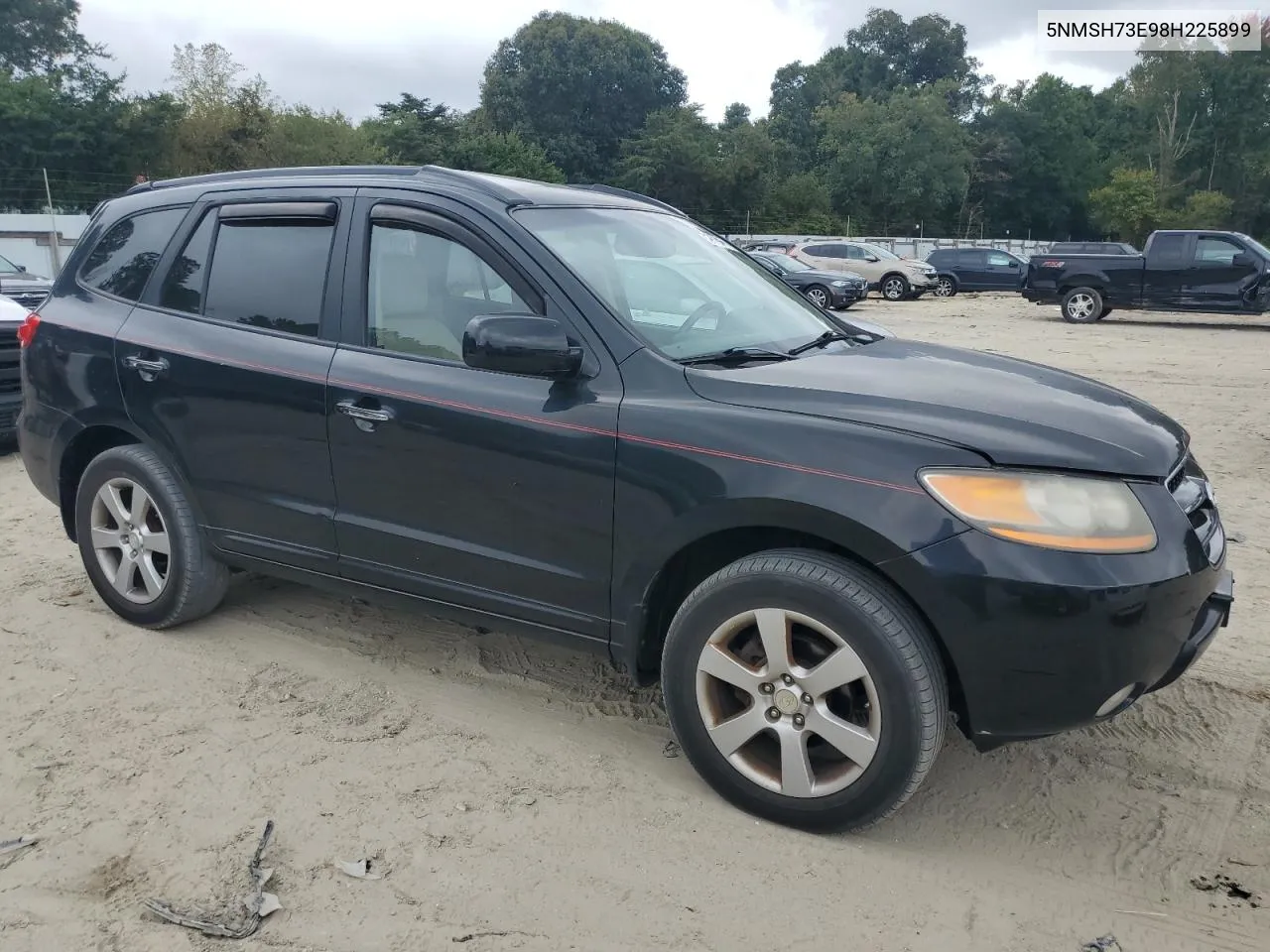 5NMSH73E98H225899 2008 Hyundai Santa Fe Se