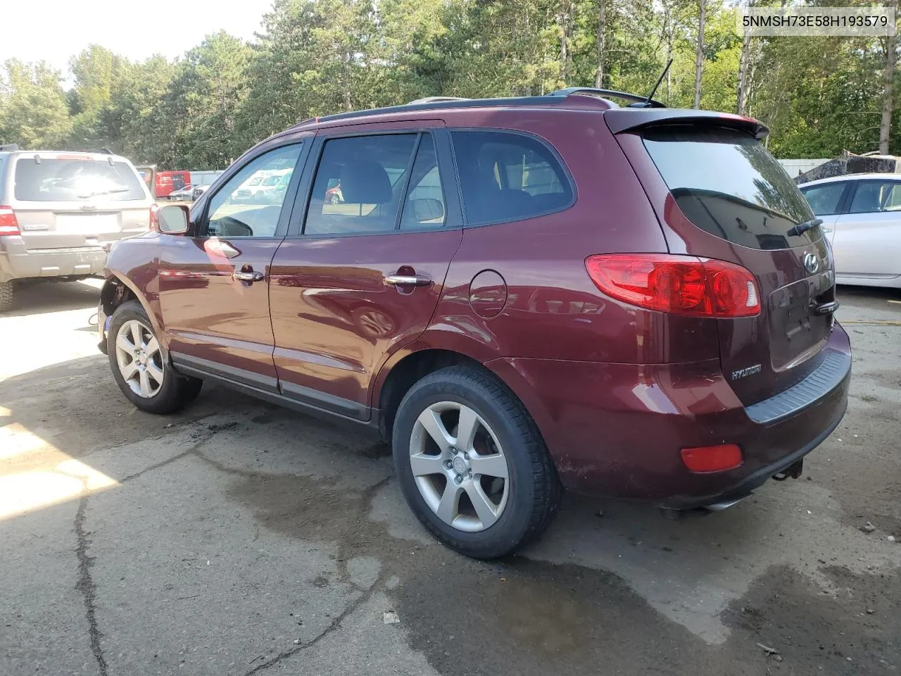 5NMSH73E58H193579 2008 Hyundai Santa Fe Se