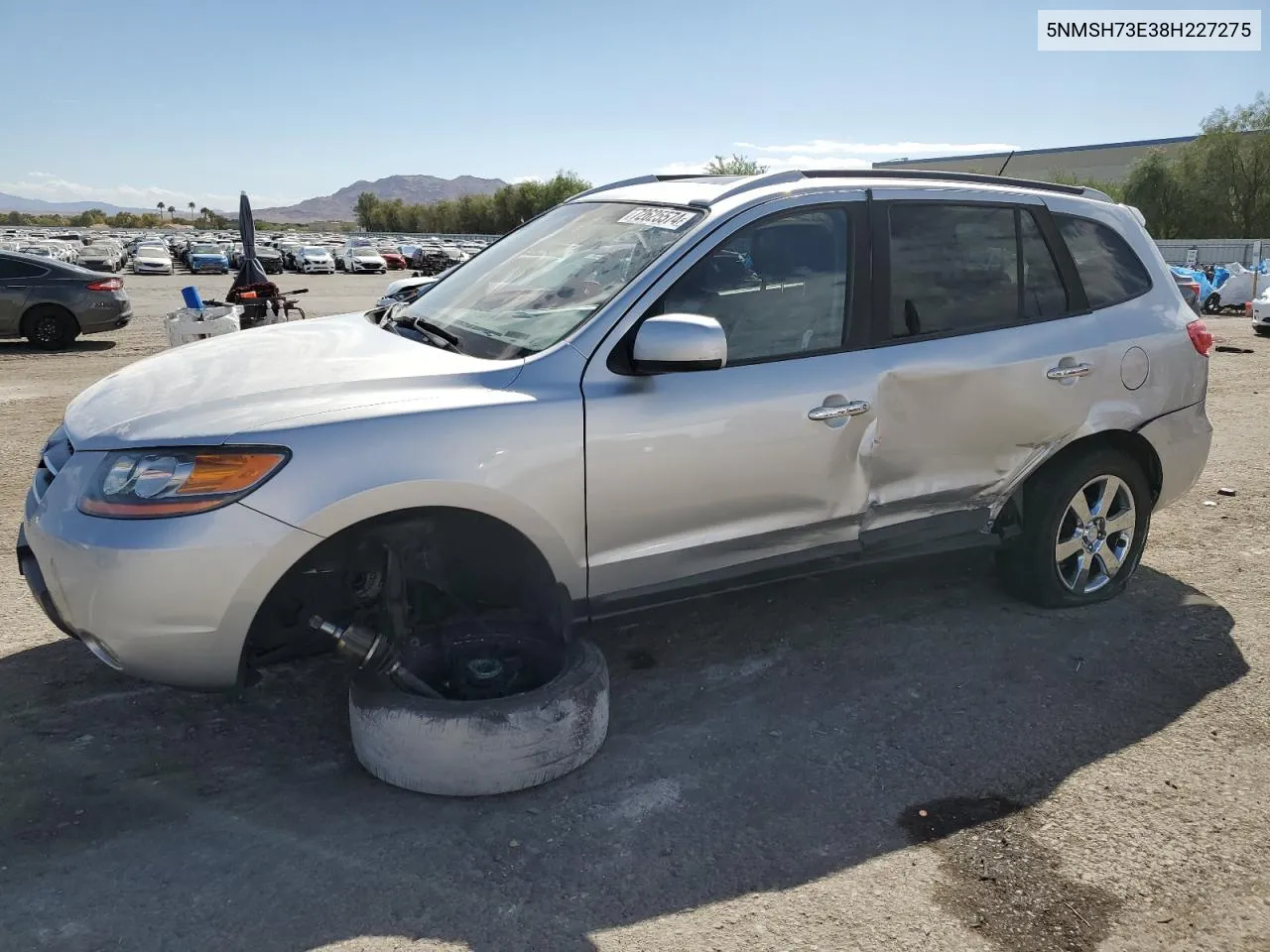 2008 Hyundai Santa Fe Se VIN: 5NMSH73E38H227275 Lot: 72625574