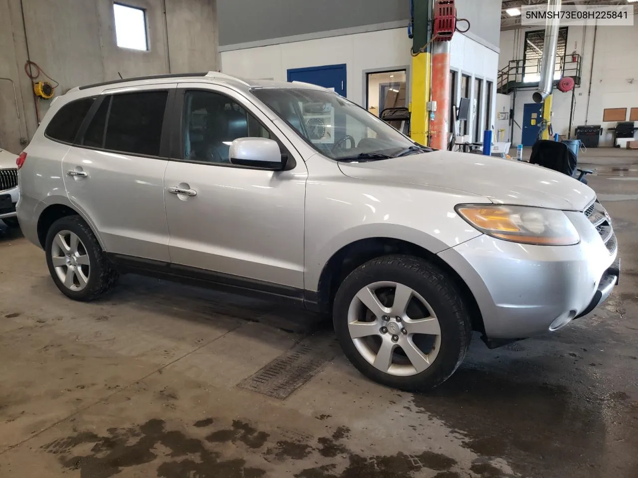 2008 Hyundai Santa Fe Se VIN: 5NMSH73E08H225841 Lot: 72841484