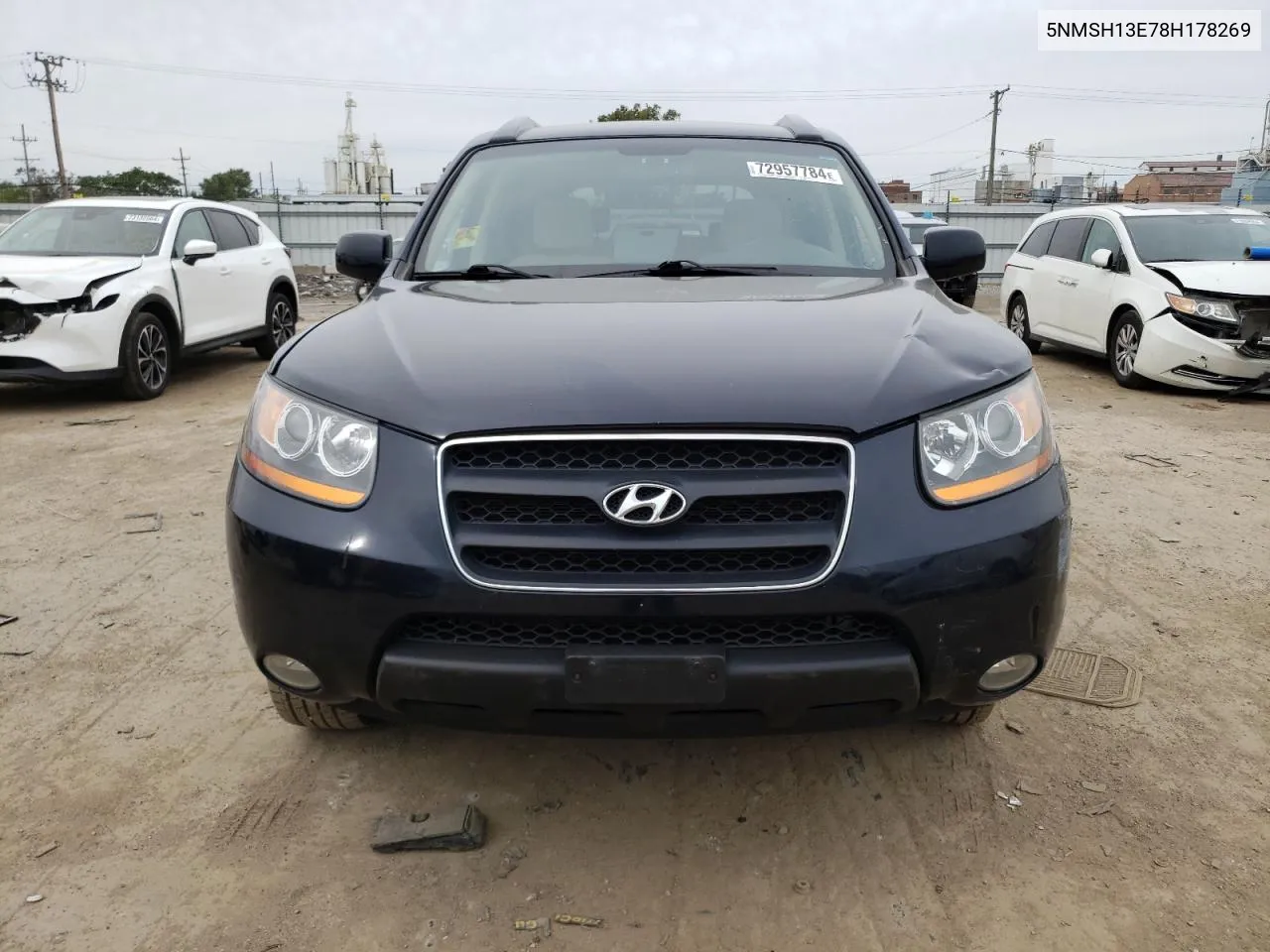 2008 Hyundai Santa Fe Se VIN: 5NMSH13E78H178269 Lot: 72957784