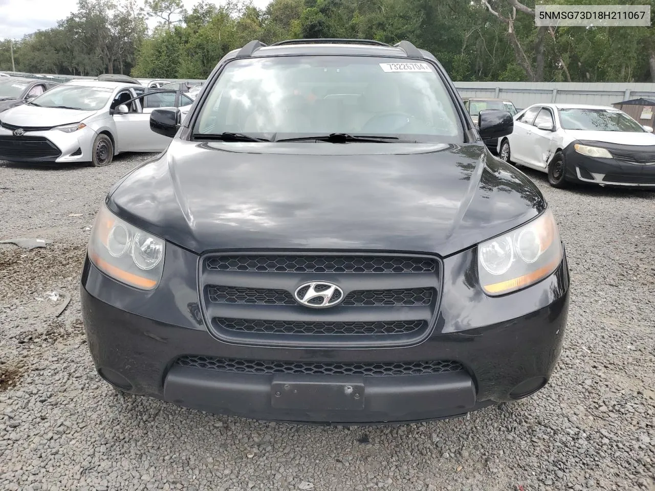 2008 Hyundai Santa Fe Gls VIN: 5NMSG73D18H211067 Lot: 73226704