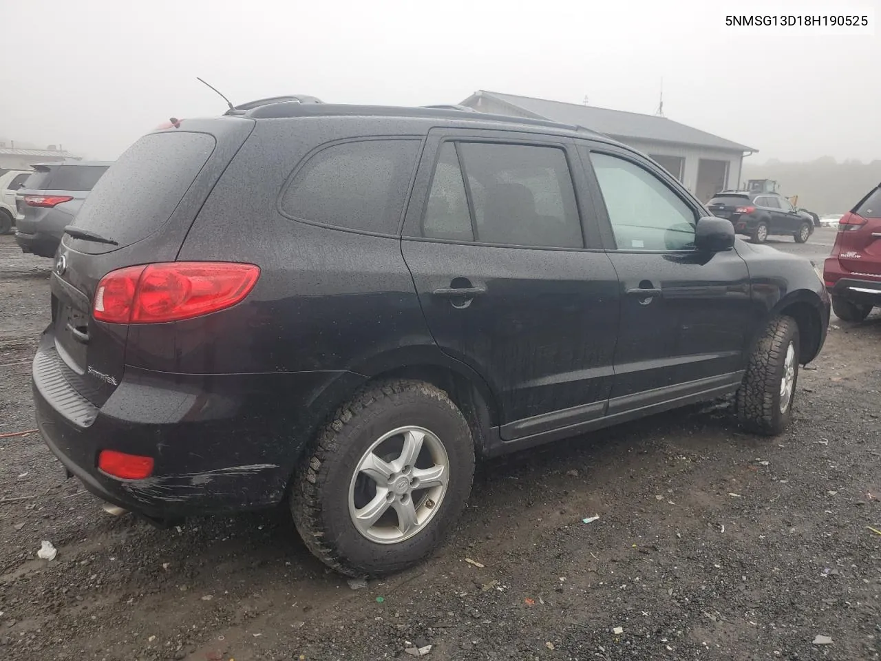 5NMSG13D18H190525 2008 Hyundai Santa Fe Gls