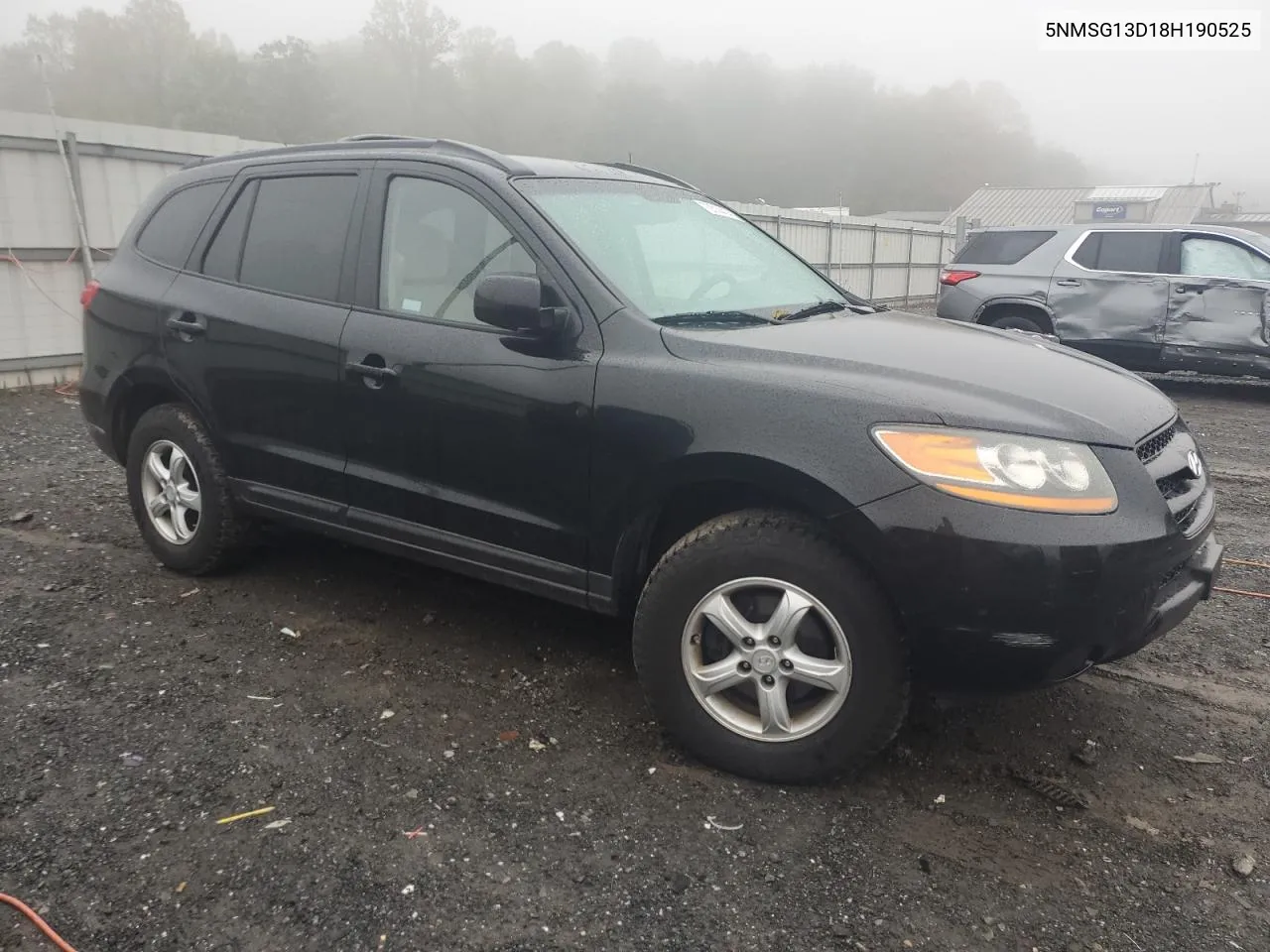 2008 Hyundai Santa Fe Gls VIN: 5NMSG13D18H190525 Lot: 73514414