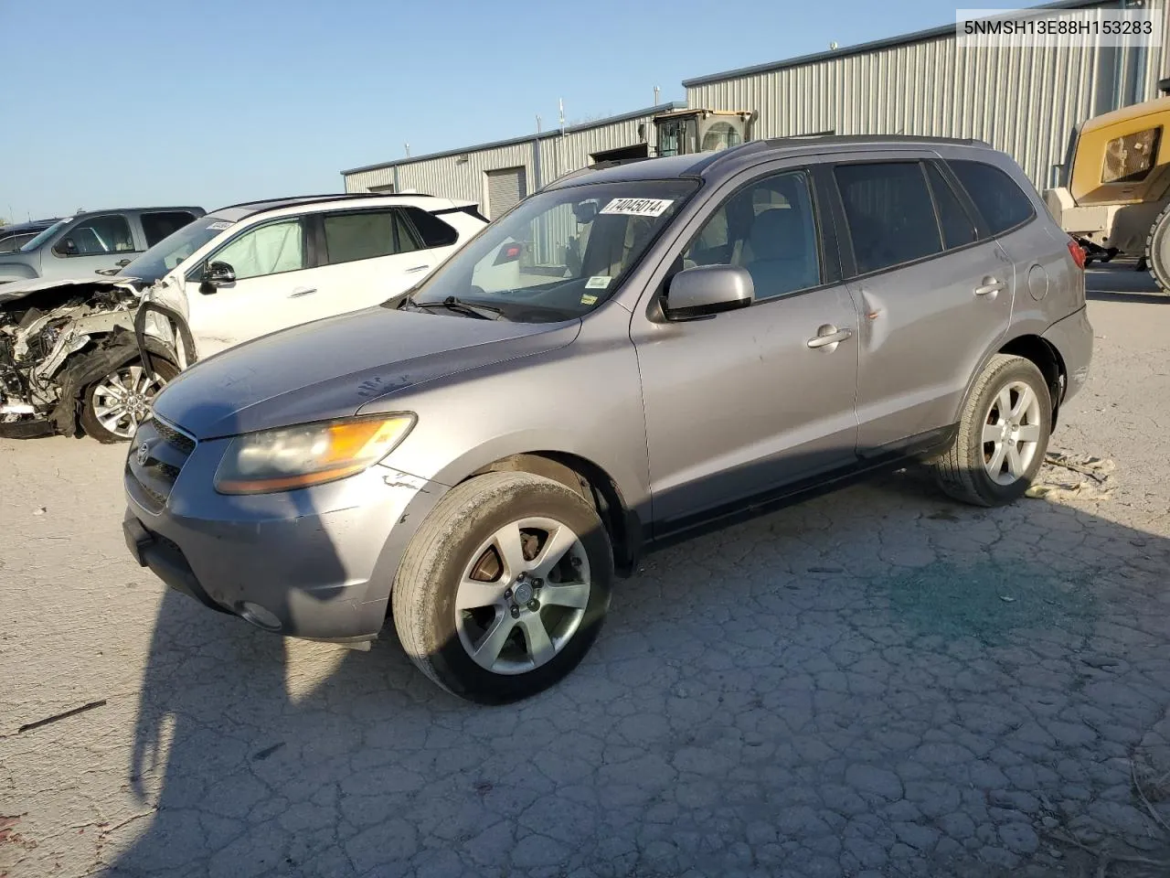 2008 Hyundai Santa Fe Se VIN: 5NMSH13E88H153283 Lot: 74045014