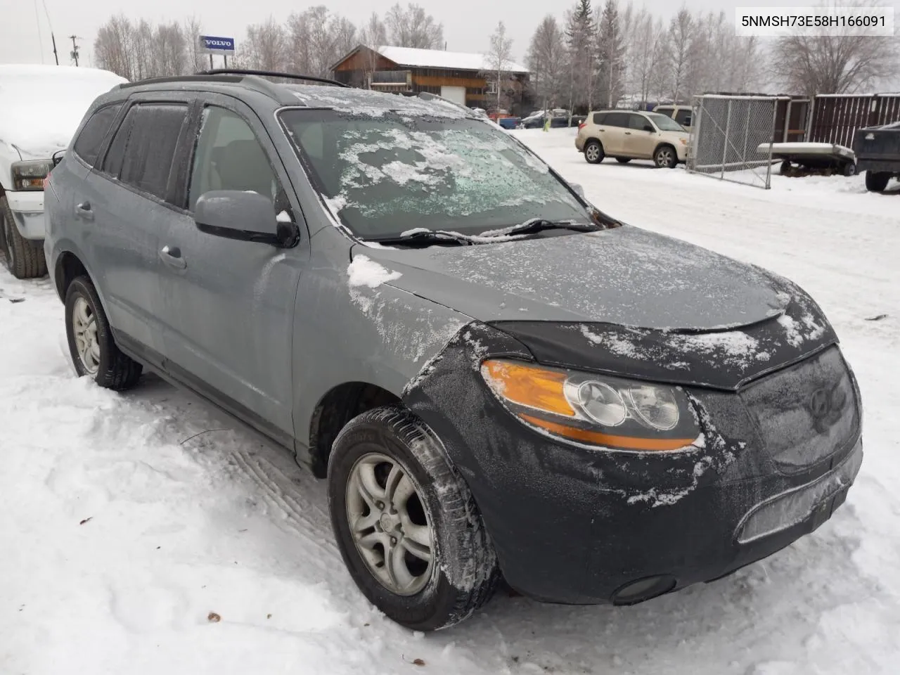 2008 Hyundai Santa Fe Se VIN: 5NMSH73E58H166091 Lot: 74211583