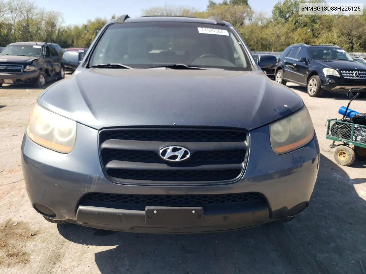 2008 Hyundai Santa Fe Gls VIN: 5NMSG13D88H225125 Lot: 74509304