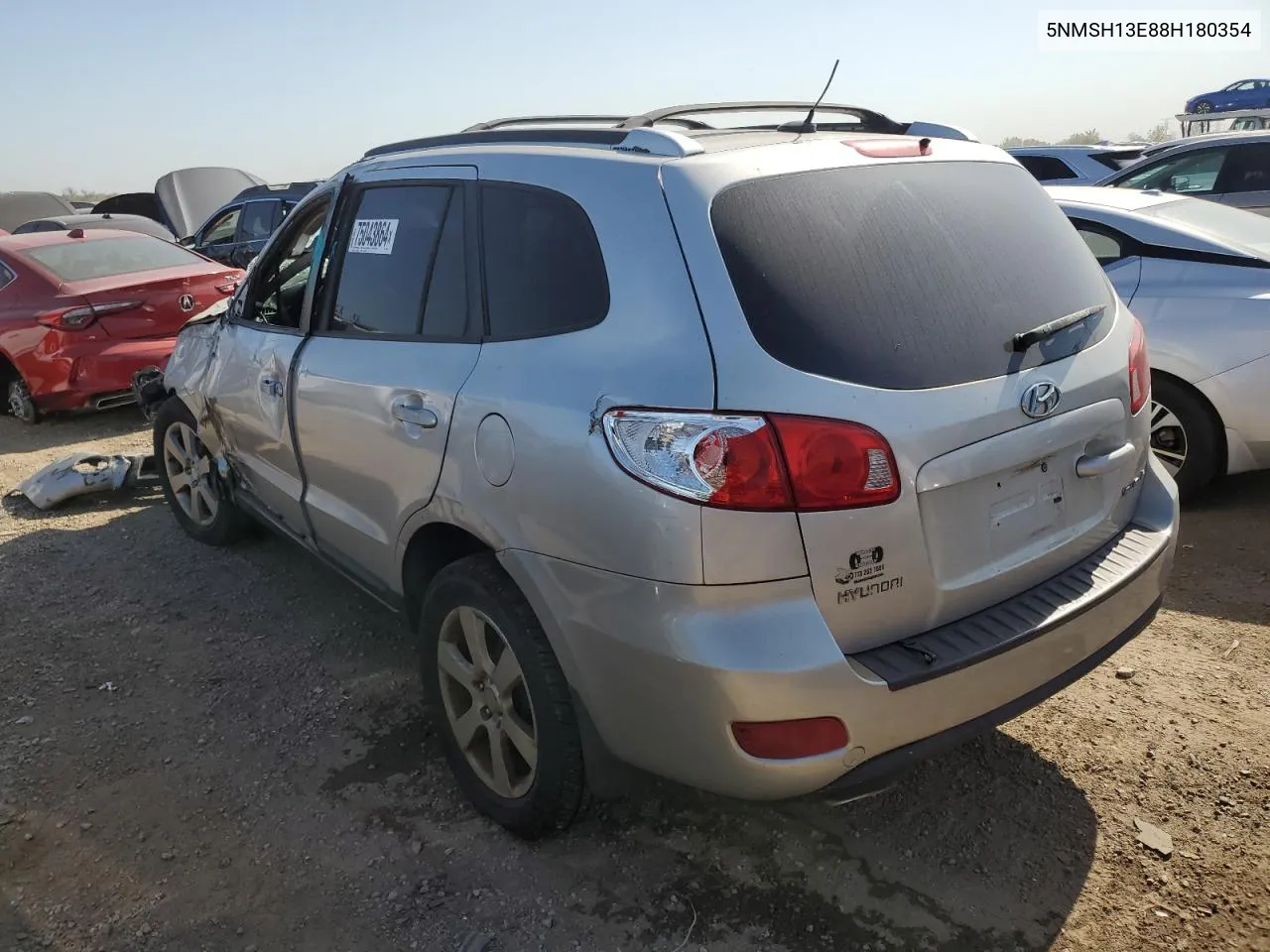 5NMSH13E88H180354 2008 Hyundai Santa Fe Se