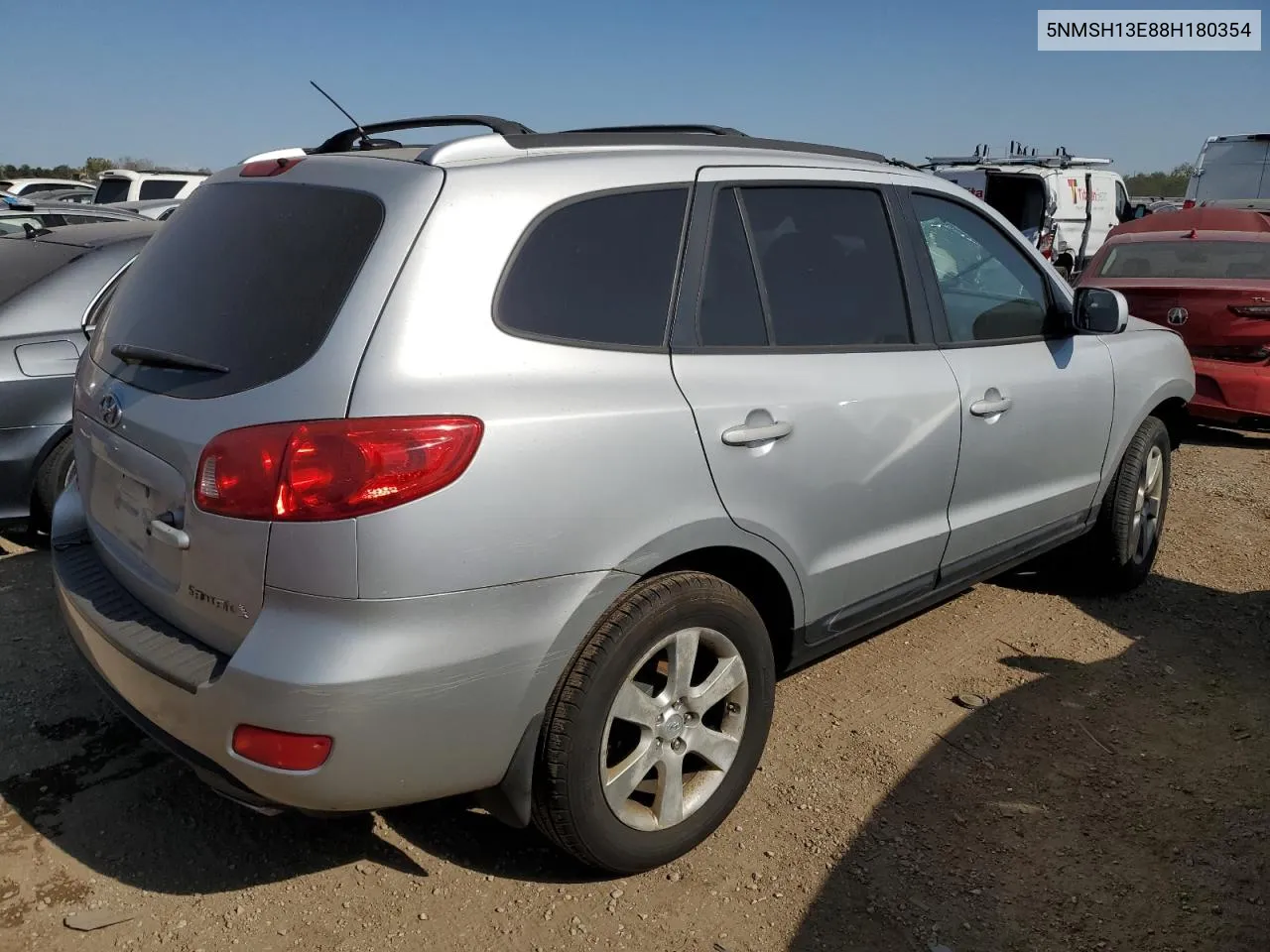 2008 Hyundai Santa Fe Se VIN: 5NMSH13E88H180354 Lot: 75043864