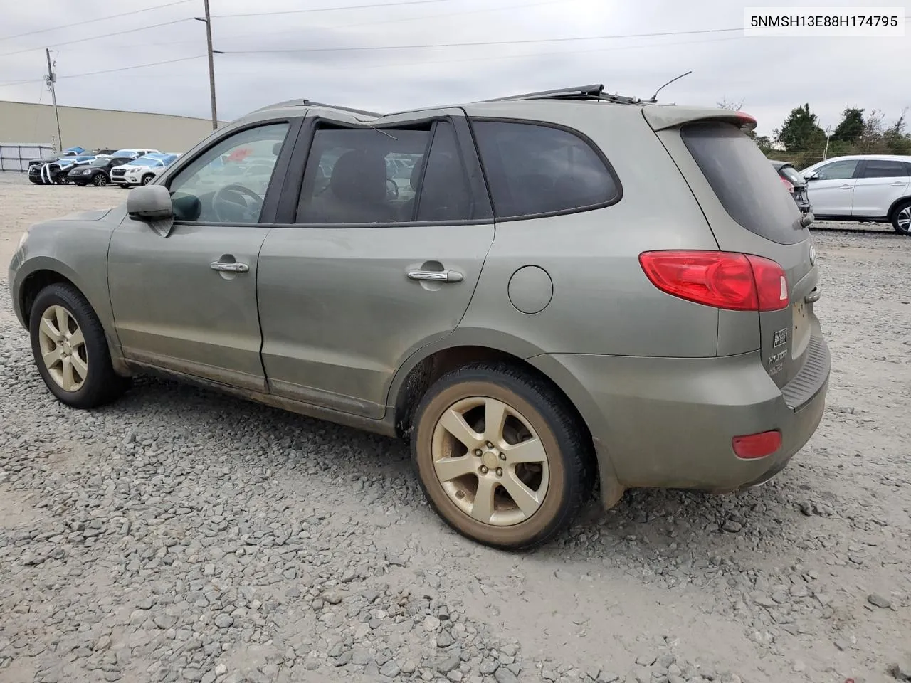 5NMSH13E88H174795 2008 Hyundai Santa Fe Se