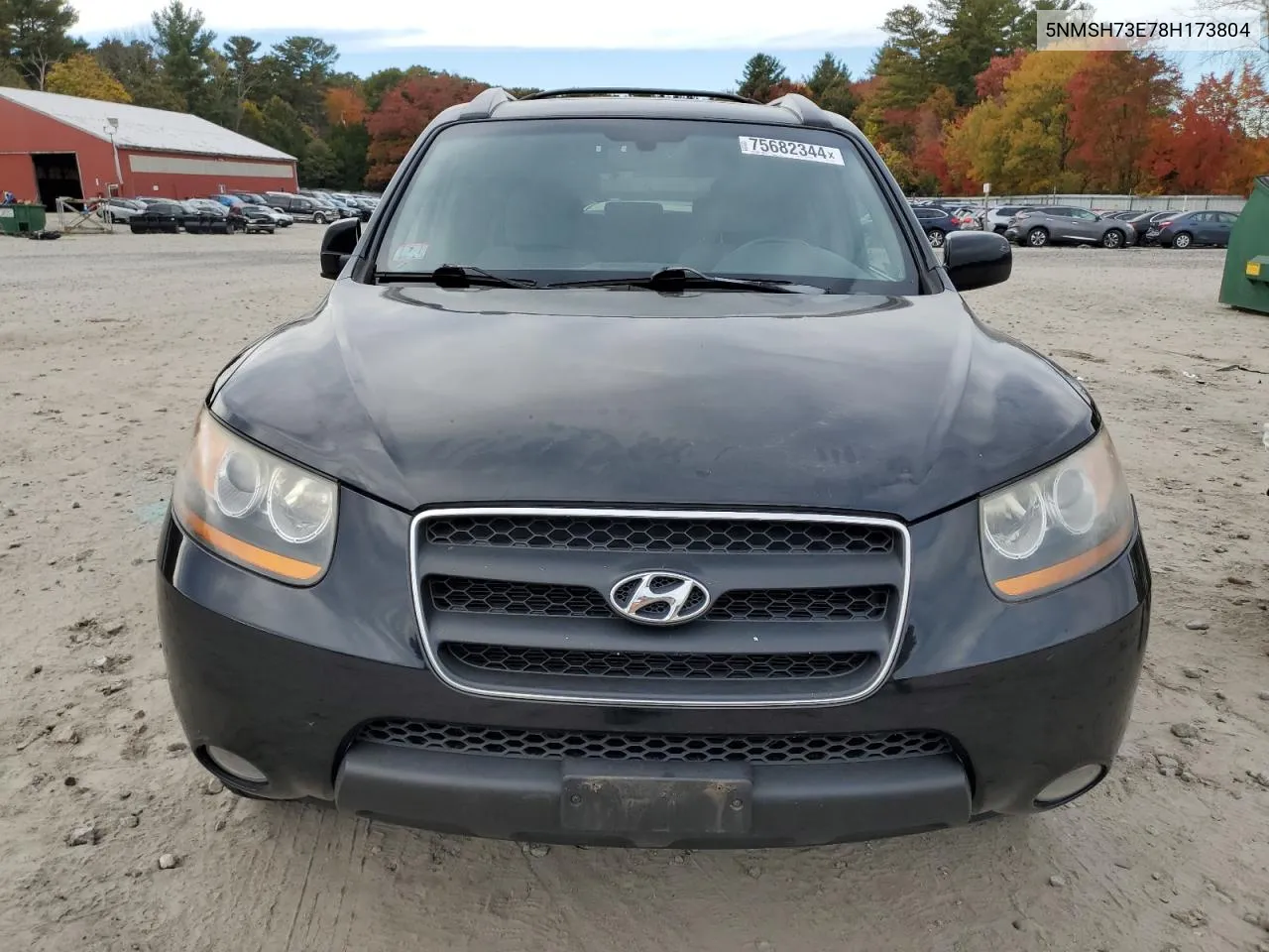 2008 Hyundai Santa Fe Se VIN: 5NMSH73E78H173804 Lot: 75682344