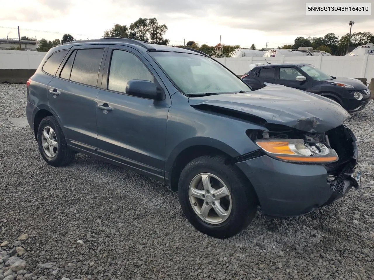 2008 Hyundai Santa Fe Gls VIN: 5NMSG13D48H164310 Lot: 75819774